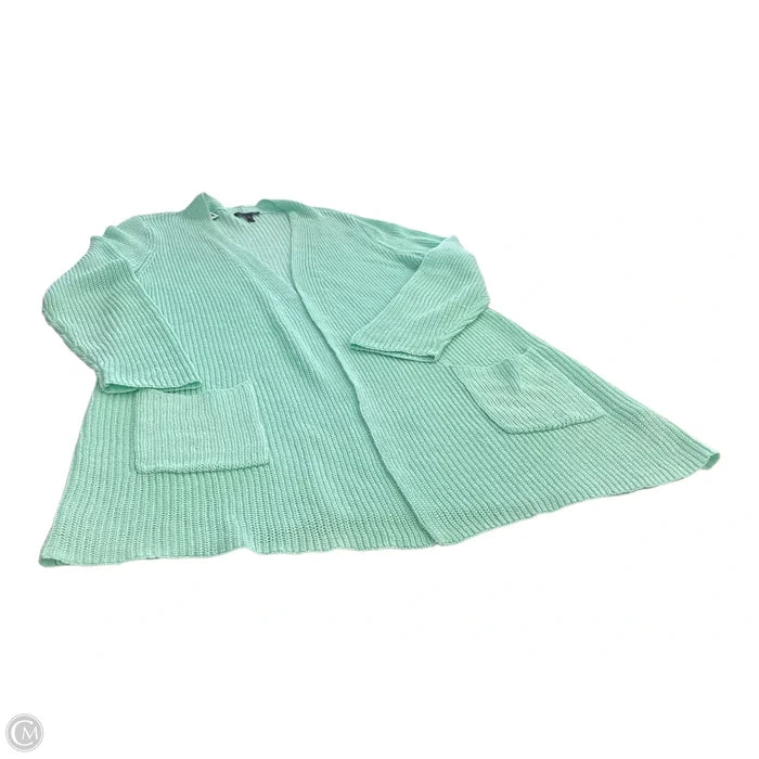 Cardigan By Eileen Fisher In Green, Size: L