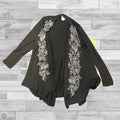 Cardigan By One World In Black, Size: 3x
