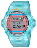 Casio Baby-G "Neo Retro" Series - Translucent Turquoise -Digital -200M - BG169R-2C