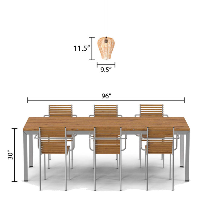Chanda 9.25"W Glam Gold Bell Pendant Light