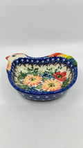 Chicken Bowl - Peach Floral - A1