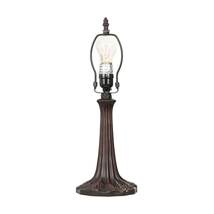 Chloe Empress One-Light Dragonfly Table Lamp - Stained Glass Empress One-Light Dragonfly Table Lamp Base Details