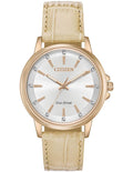 Citizen Eco-Drive Chandler  Womens  - Swarovski - Rose Gold-Tone - Leather Strap - FE7033-08A_405ccf56-da0c-41db-8015-4c584e294bb9