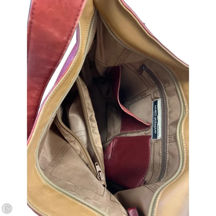Crossbody Leather By Clothes Mentor, Size: Medium