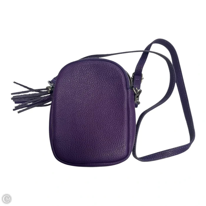 Crossbody Leather By Clothes Mentor, Size: Small