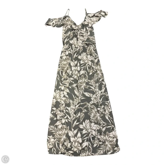Dress Casual Maxi By Banana Republic In Tropical Print, Size: 4