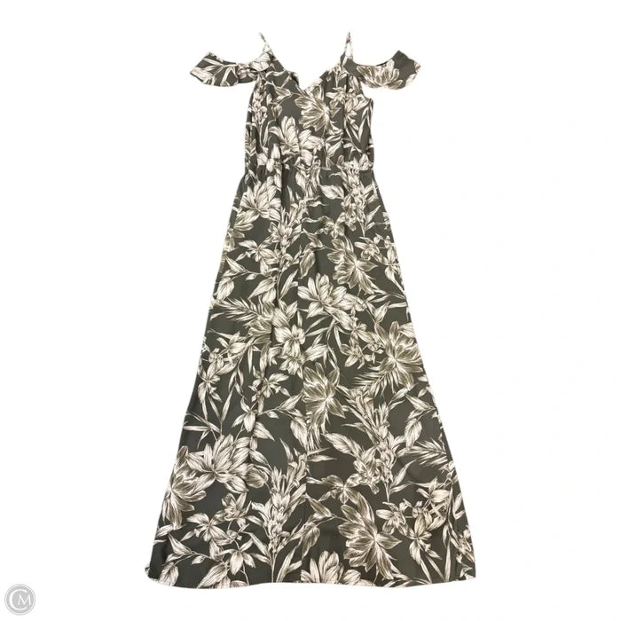 Dress Casual Maxi By Banana Republic In Tropical Print, Size: 4