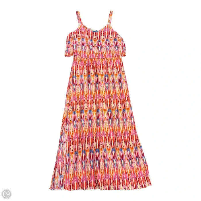 Dress Casual Maxi By Caribbean Joe In Striped Pattern, Size: M