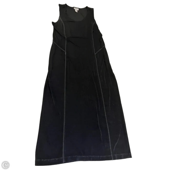 Dress Casual Maxi By Chicos In Black, Size: L