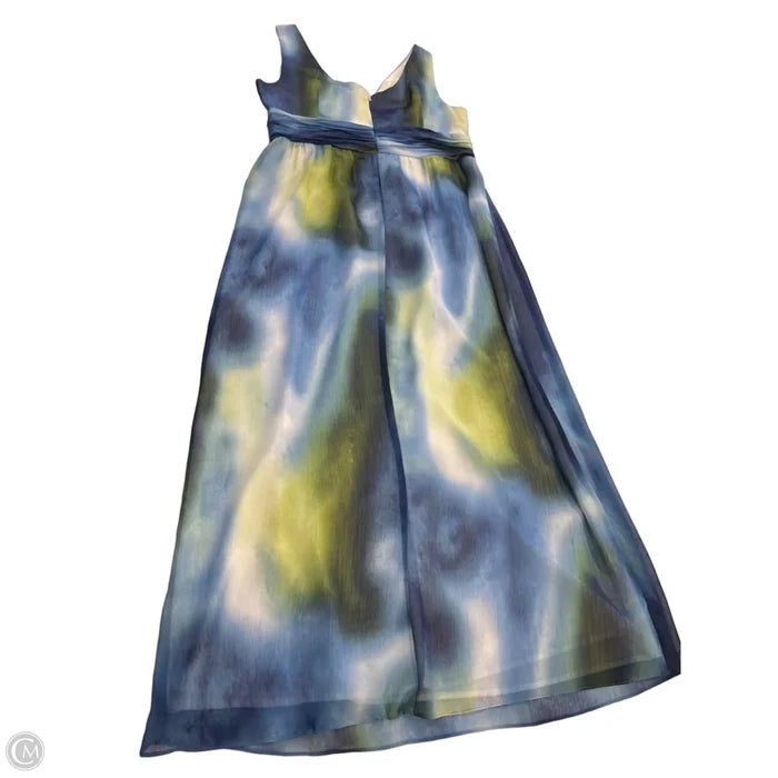 Dress Casual Maxi By Chicos In Blue & Green, Size: M