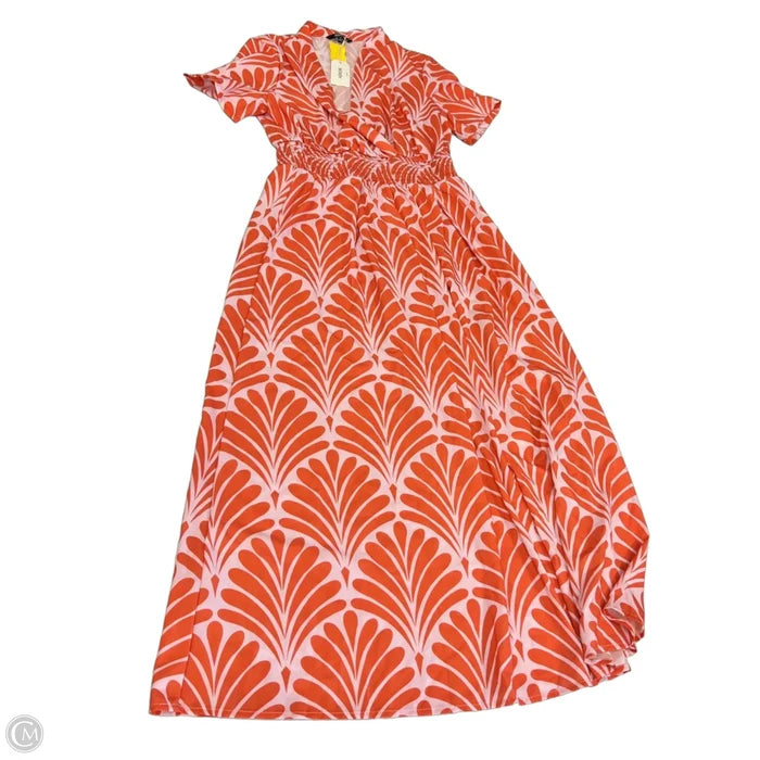 Dress Casual Maxi By Clothes Mentor In Orange, Size: M
