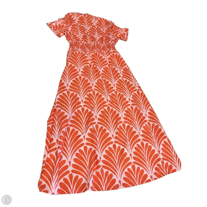 Dress Casual Maxi By Clothes Mentor In Orange, Size: M