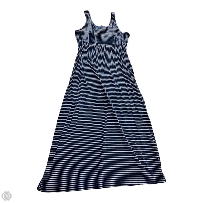 Dress Casual Maxi By Columbia In Striped Pattern, Size: L
