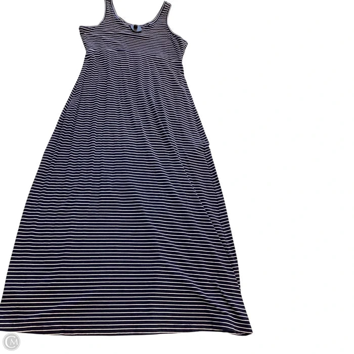Dress Casual Maxi By Columbia In Striped Pattern, Size: L