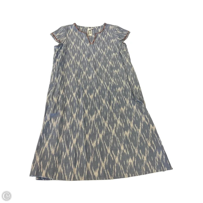 Dress Casual Maxi By J. Jill In Blue, Size: L