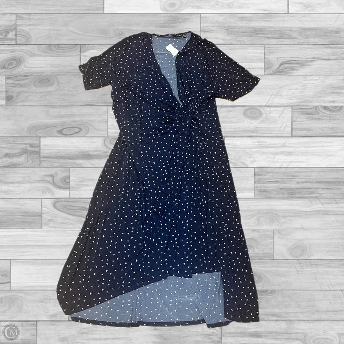 Dress Casual Maxi By Nina Leonard In Blue, Size: 3x