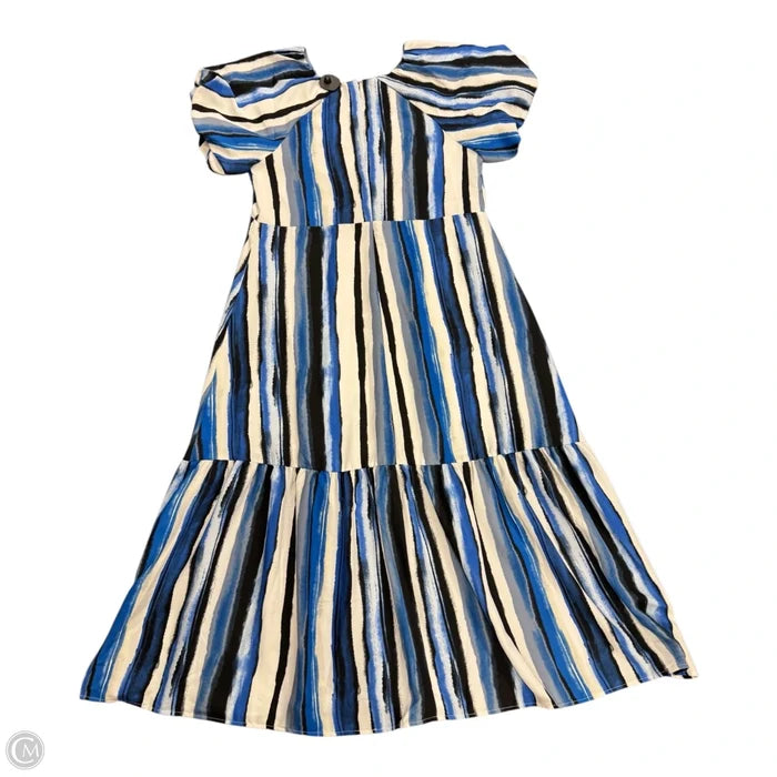 Dress Casual Maxi By Nine West In Striped Pattern, Size: Xxl