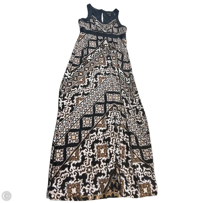 Dress Casual Maxi By White House Black Market In Black & Brown, Size: M