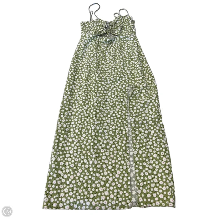 Dress Casual Maxi By Zara In Floral Print, Size: L