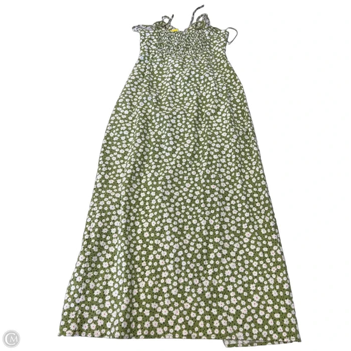 Dress Casual Maxi By Zara In Floral Print, Size: L
