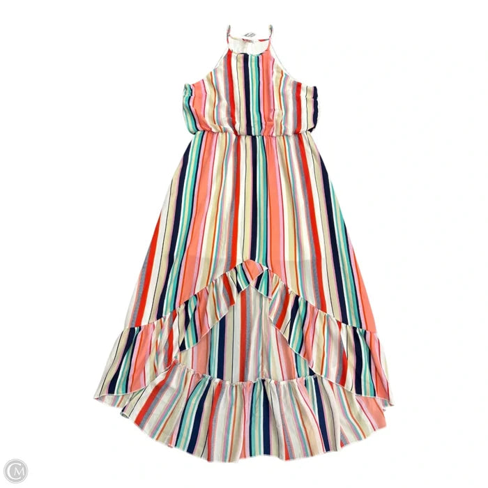 Dress Casual Midi By Bailey Blue In Striped Pattern, Size: Xl