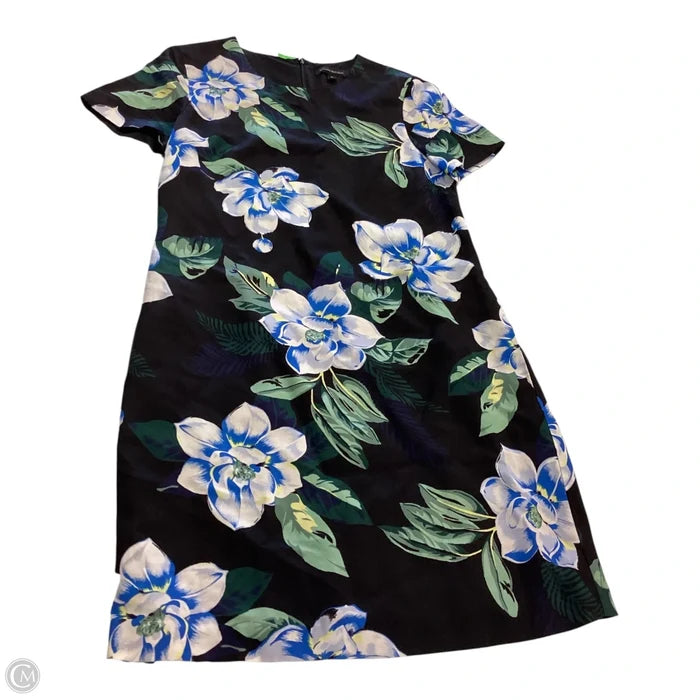 Dress Casual Midi By Banana Republic In Floral Print, Size: 8