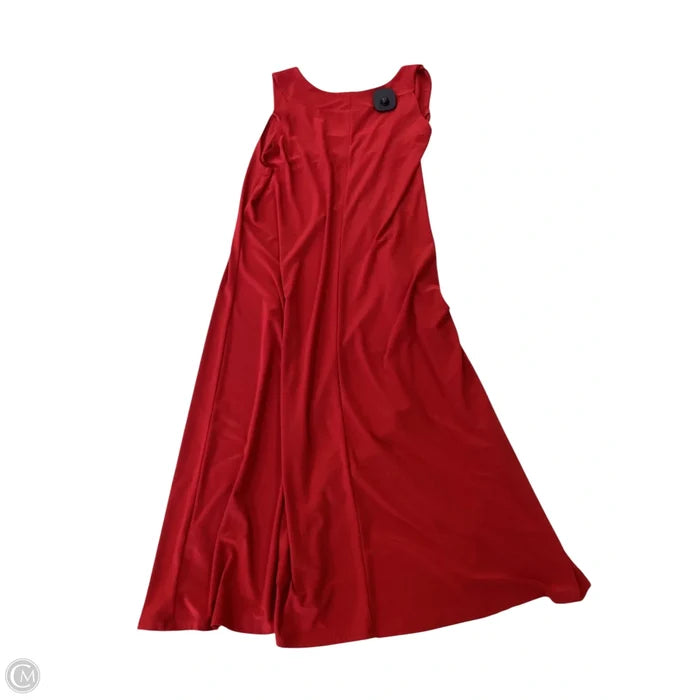 Dress Casual Midi By Clothes Mentor In Red, Size: Xl