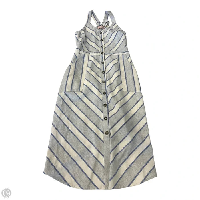 Dress Casual Midi By Clothes Mentor In Striped Pattern, Size: S