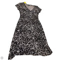 Dress Casual Midi By Connected Apparel In Brown & Cream, Size: 12