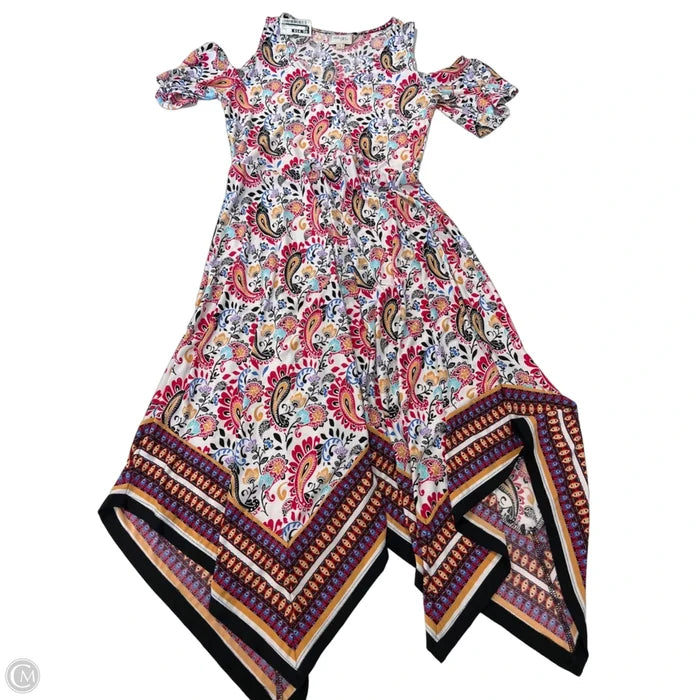 Dress Casual Midi By Eci In Multi-colored, Size: S