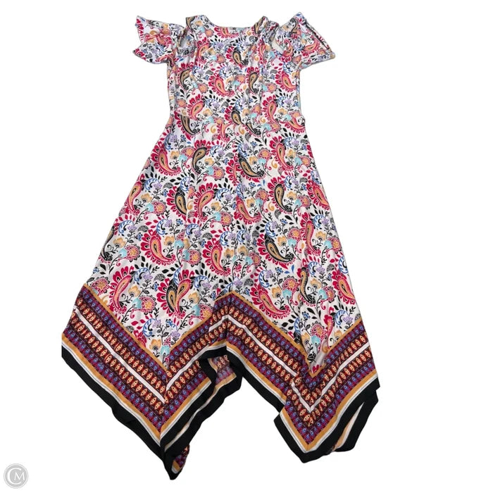 Dress Casual Midi By Eci In Multi-colored, Size: S