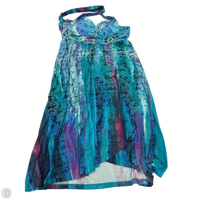 Dress Casual Midi By Soma In Blue & Purple, Size: Xl