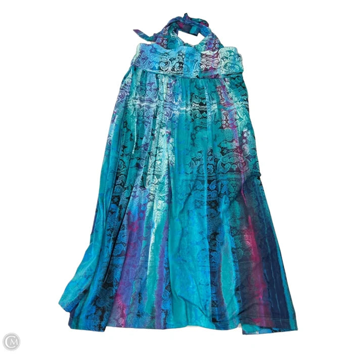 Dress Casual Midi By Soma In Blue & Purple, Size: Xl