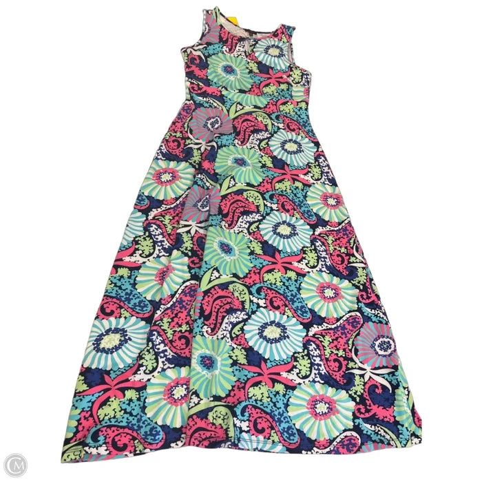 Dress Casual Midi By Talbots In Floral Print, Size: Sp