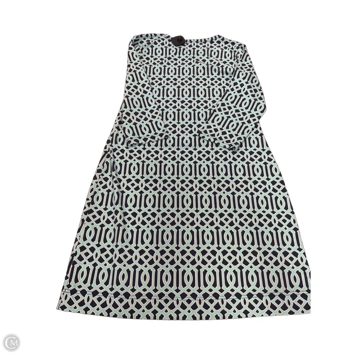 Dress Casual Short By Anthonys In Geometric Pattern, Size: M