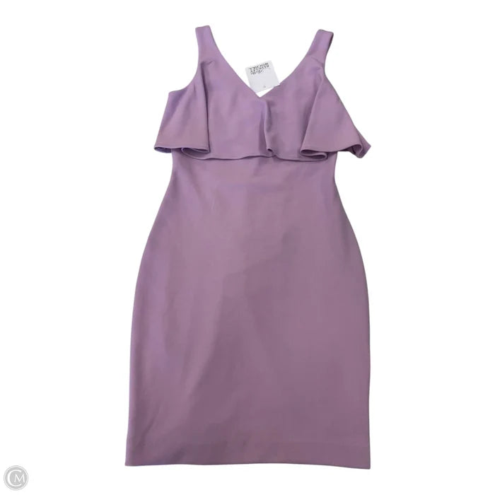Dress Casual Short By Badgley Mischka In Purple, Size: 0