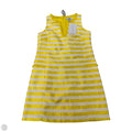 Dress Casual Short By Badgley Mischka In White & Yellow, Size: 0