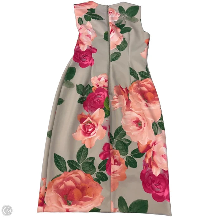 Dress Casual Short By Calvin Klein In Floral Print, Size: S