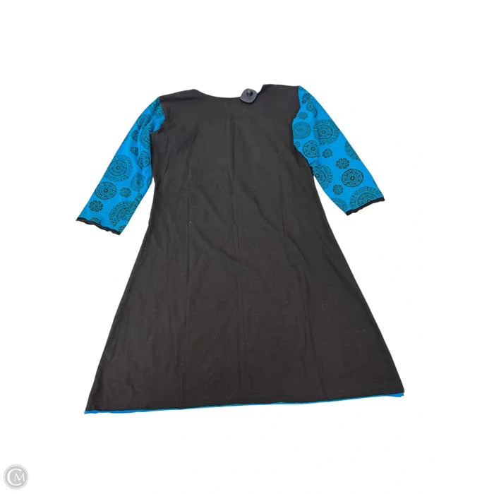 Dress Casual Short By Clothes Mentor In Black & Blue, Size: S