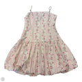 Dress Casual Short By Clothes Mentor In Pink & White, Size: M