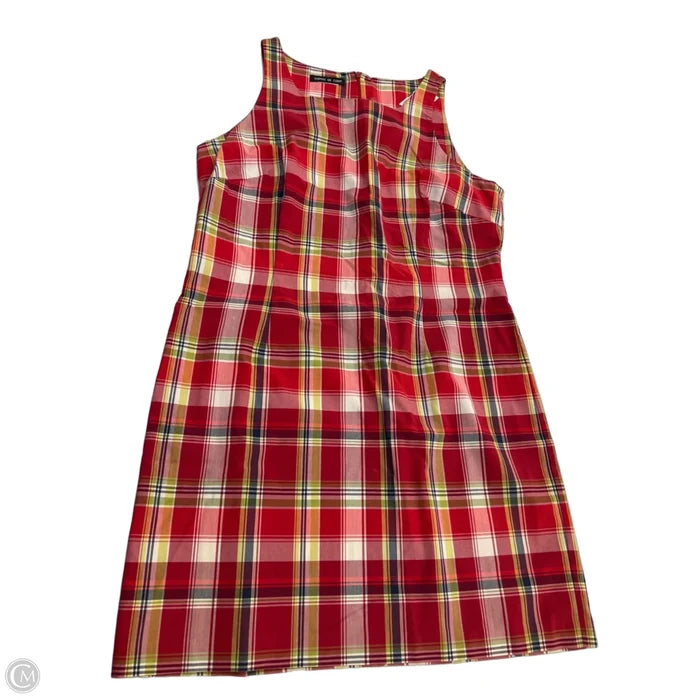 Dress Casual Short By Esprit In Plaid Pattern, Size: S