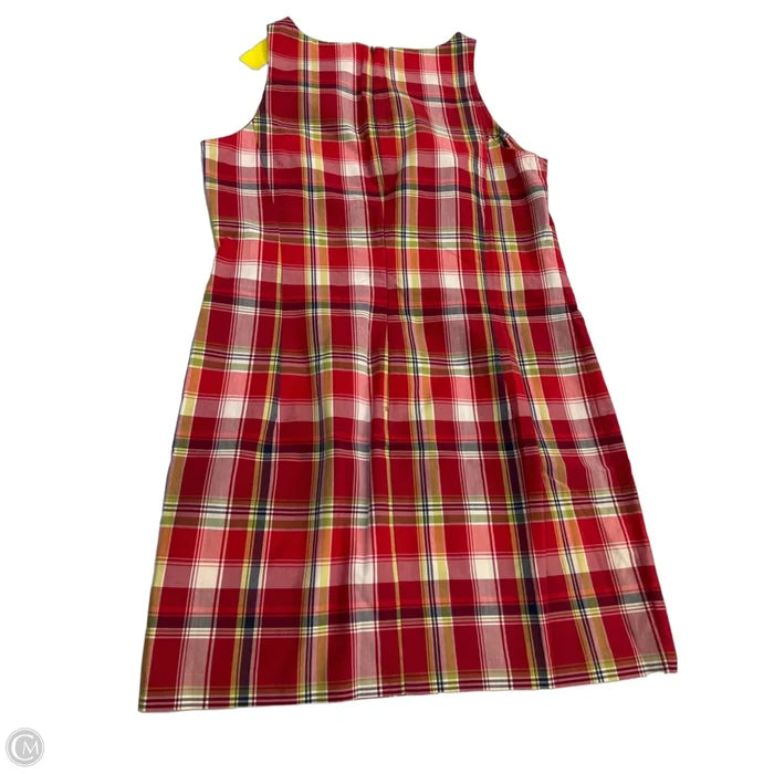 Dress Casual Short By Esprit In Plaid Pattern, Size: S