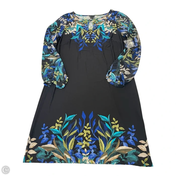 Dress Casual Short By Jm Collections In Floral Print, Size: M
