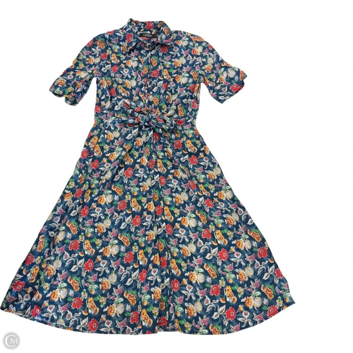 Dress Casual Short By Lauren By Ralph Lauren In Floral Print, Size: 2p