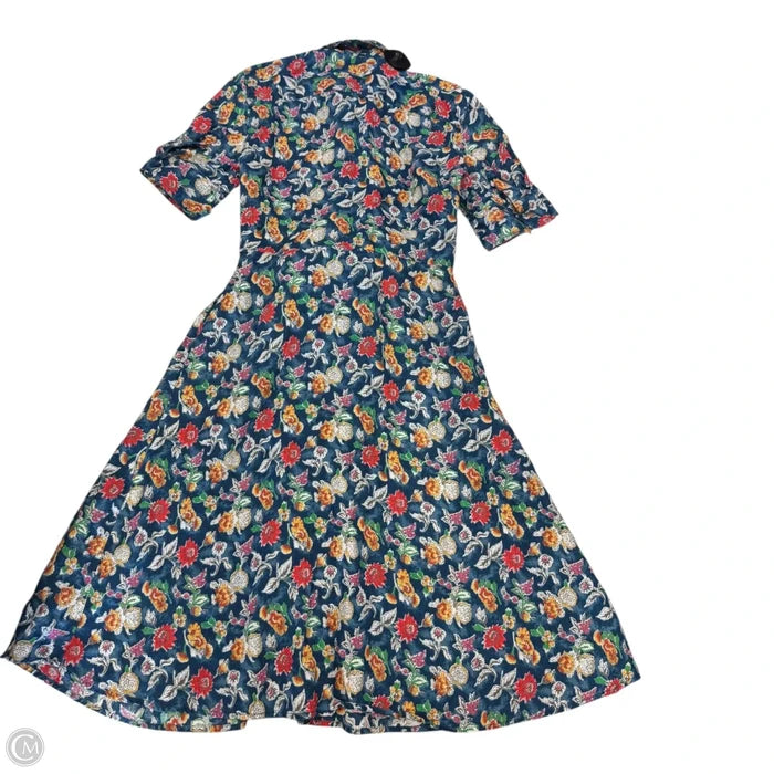 Dress Casual Short By Lauren By Ralph Lauren In Floral Print, Size: 2p