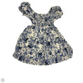 Dress Casual Short By Liberty Love In Blue & White, Size: M