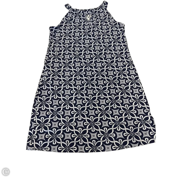 Dress Casual Short By Lulu B In Blue & White, Size: M