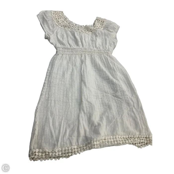 Dress Casual Short By Max Studio In Cream, Size: M
