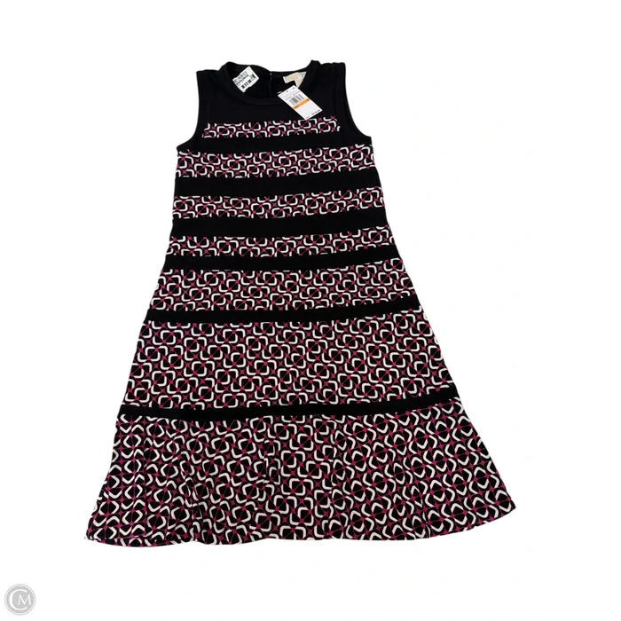 Dress Casual Short By Michael By Michael Kors In Black & Purple, Size: S