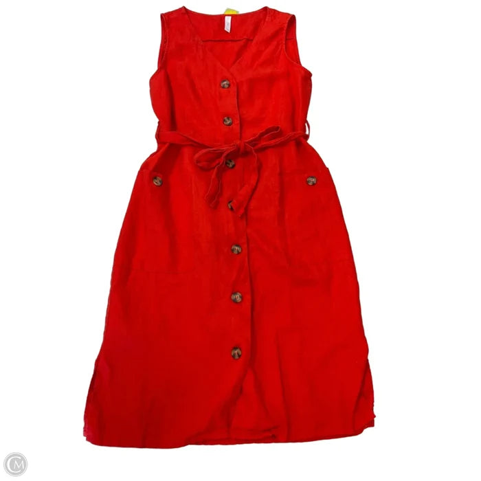 Dress Casual Short By Mng In Orange, Size: 6